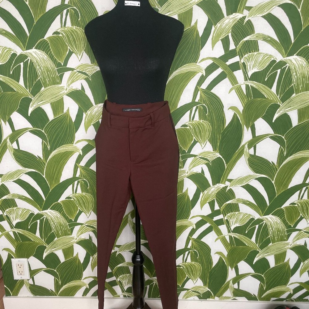 Zara Cropped Tapered Trousers